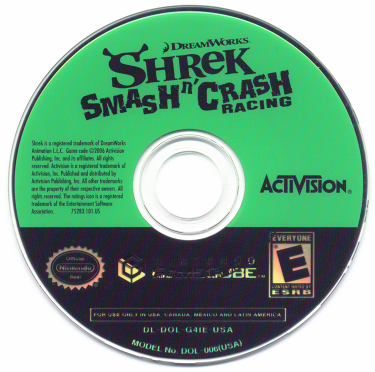 Shrek Smash and Crash Racing (Loose) (used)