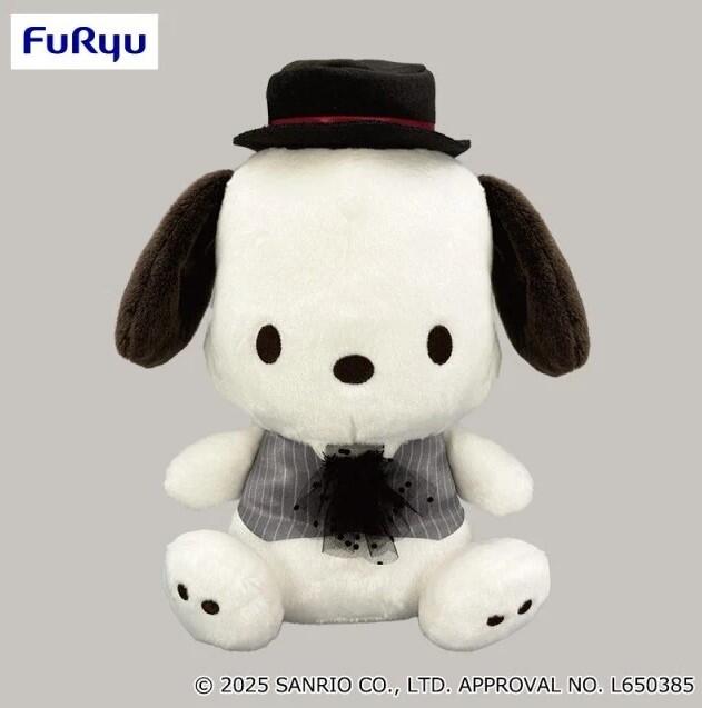Sanrio Nostalgic Monochrome BIG Plush - Pochacco (new)