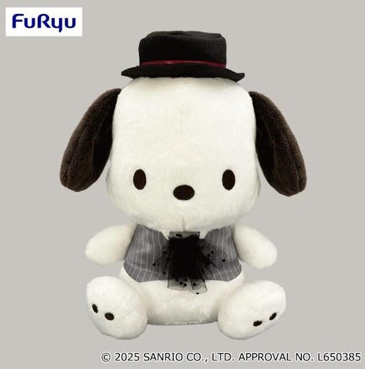 Sanrio Nostalgic Monochrome BIG Plush - Pochacco (new)