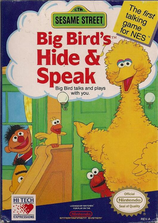 Sesame Street Big Bird's Hide and Speak (Loose) (used)