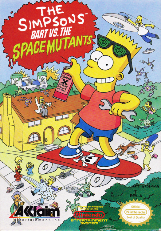 Simpsons Bart vs the Space Mutants (Loose) (used)