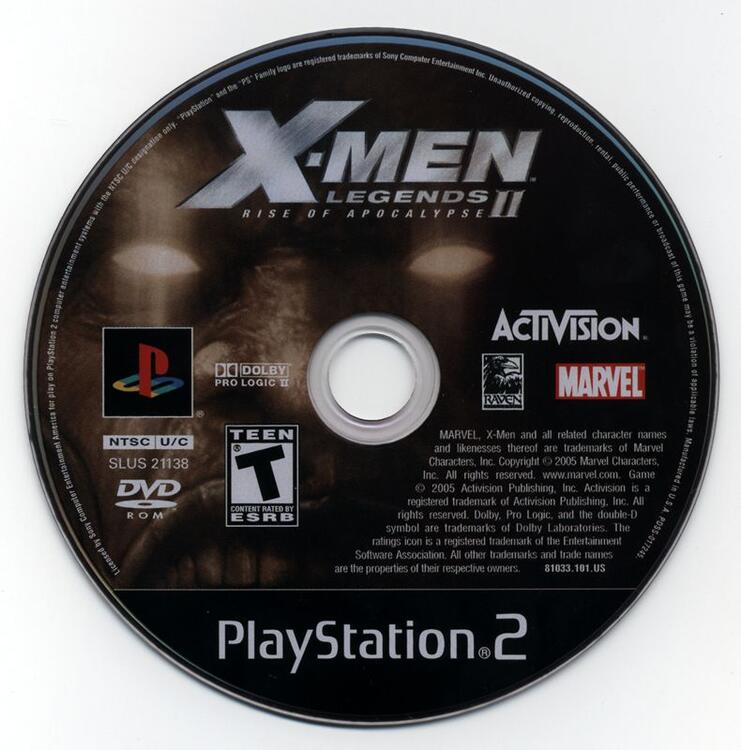 X-Men Legends II Rise of Apocalypse (Loose) (used)