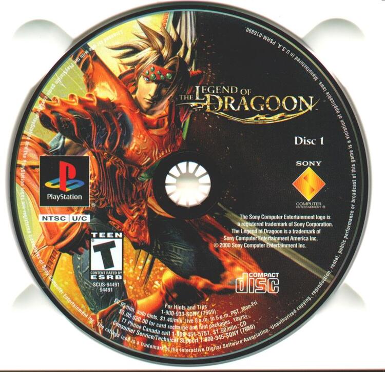 Legend of Dragoon (Loose) (used)