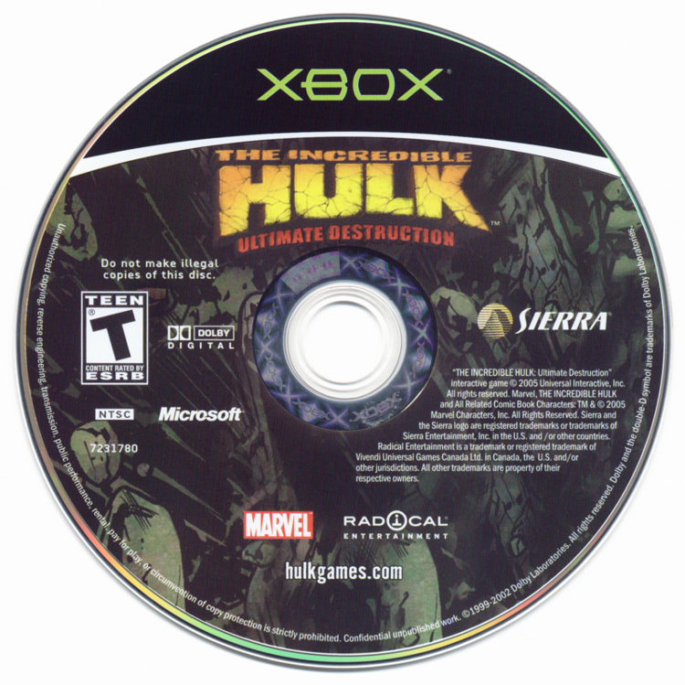 Incredible Hulk, The: Ultimate Destruction *BC360* (Loose) (used)