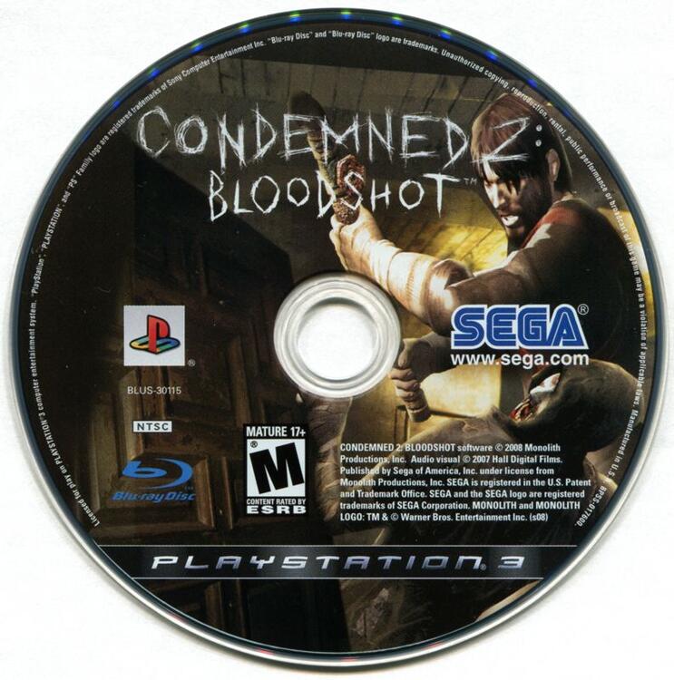 Condemned 2 Bloodshot (Loose) (used)