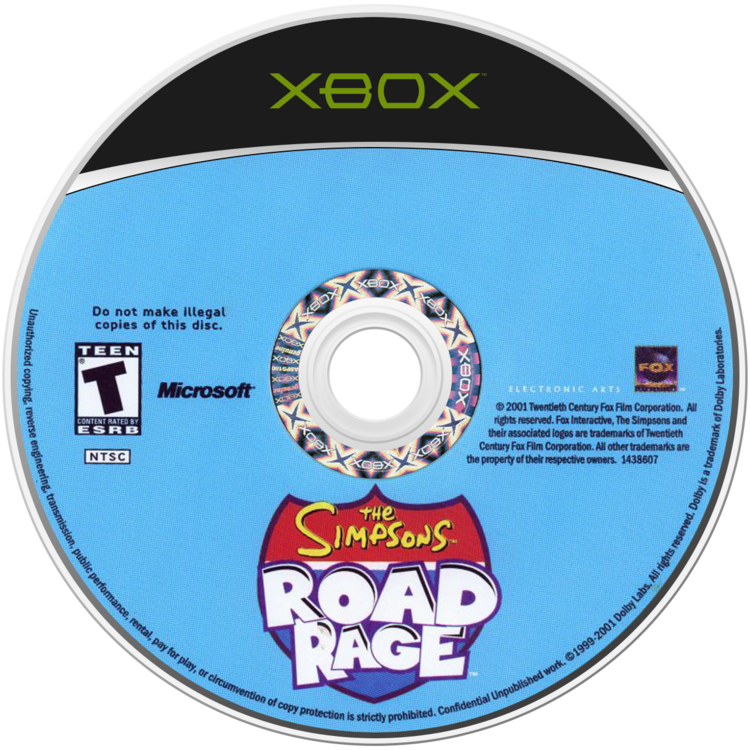 Simpsons, The: Road Rage *BC360* (Loose) (used)