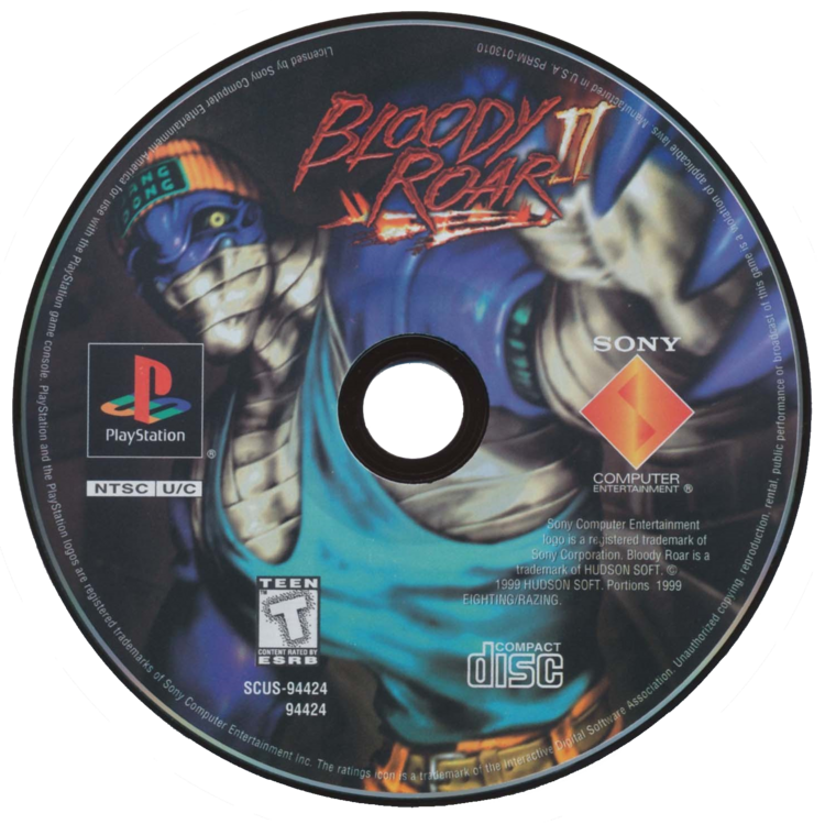 Bloody Roar 2 (Loose) (used)