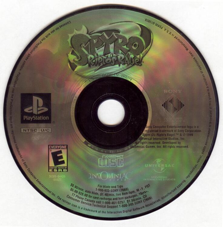 Spyro Ripto's Rage (Loose) (used)