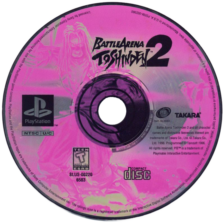 Battle Arena Toshinden 2 (Loose) (used)