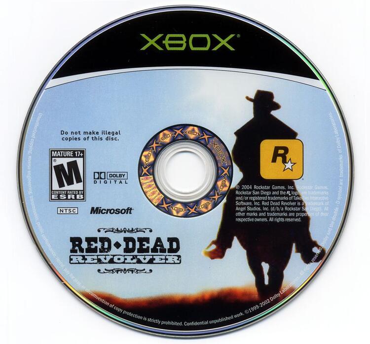 Red Dead Revolver *BC360,XB1* (Loose) (used)