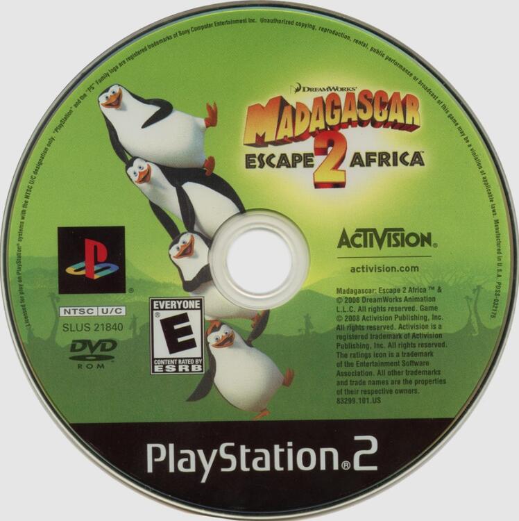 Madagascar Escape 2 Africa (Loose) (used)