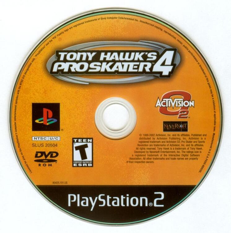 Tony Hawk's Pro Skater 4 (Loose) (used)
