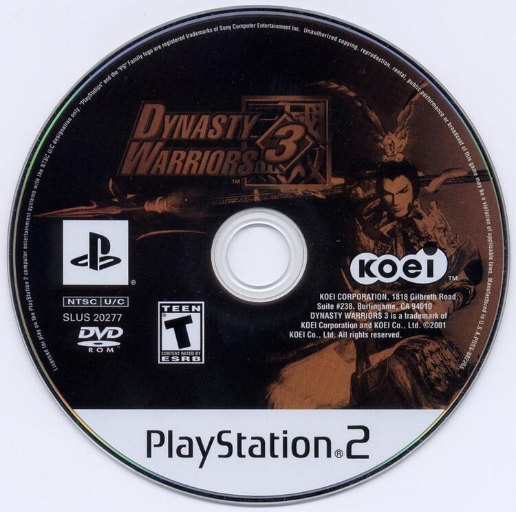 Dynasty Warriors 3 (Loose) (used)