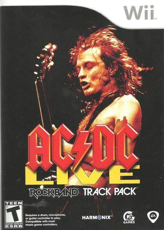 AC/DC Live Rock Band Track Pack (Complete) (used)