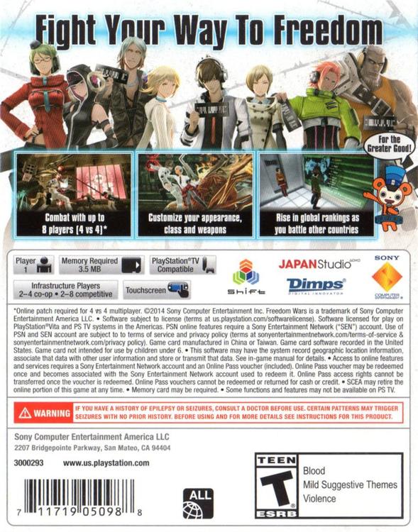 Freedom Wars (Complete) (used)