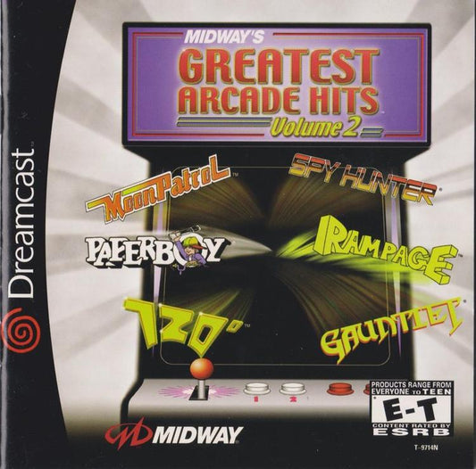 Midway's Greatest Arcade Hits Volume 2 (Complete) (used)