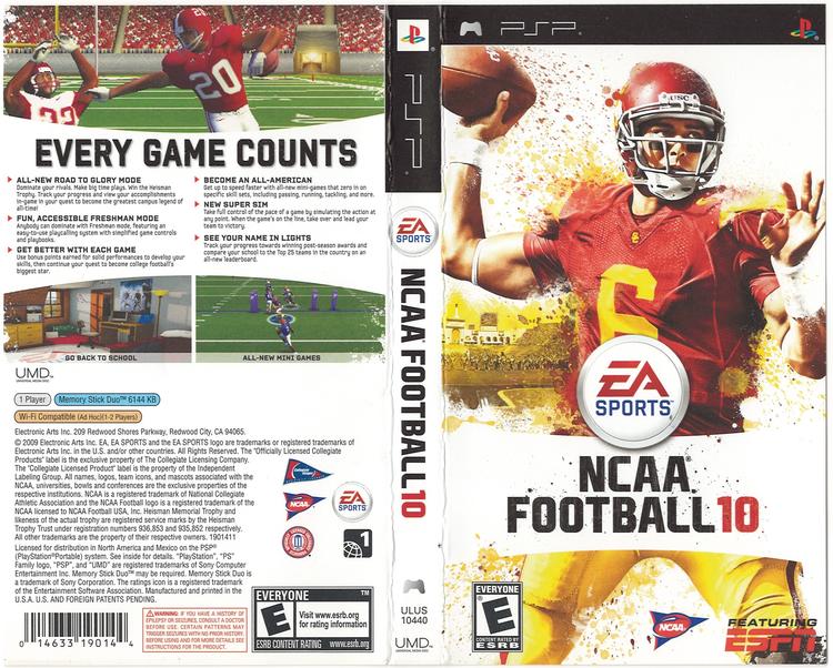 NCAA Football 10 (Complete) (used)