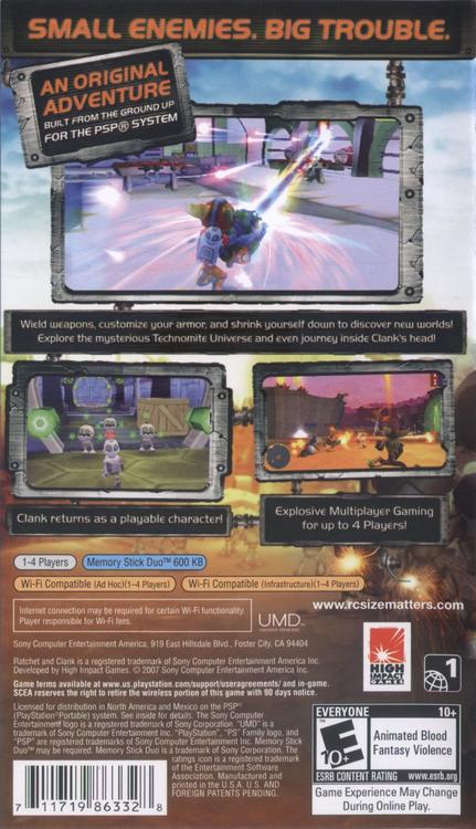 Ratchet & Clank Size Matters (Complete) (used)