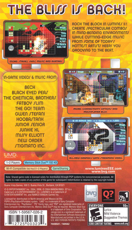 Lumines II (Complete) (used)