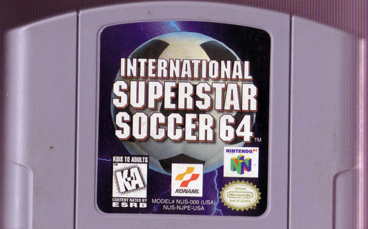 International Superstar Soccer 64 (Loose) (used)