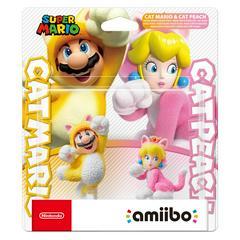 Super Mario 3D World (Cat) 2 Pack [Cat Mario, Cat Peach] (used)