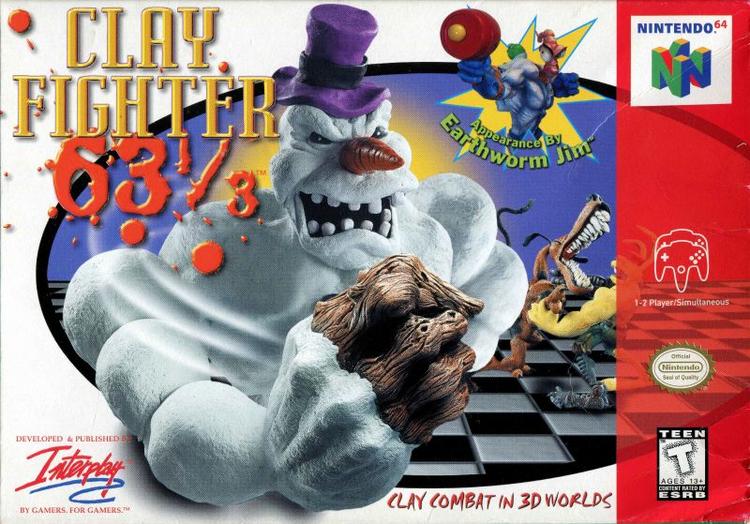 Clay Fighter 63 1/3 (Complete) (used)