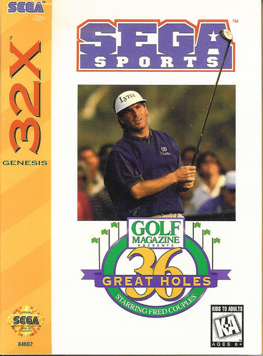 Golf Magazine Presents 36 Great Holes Starring Fred Couples (Complete) (used)